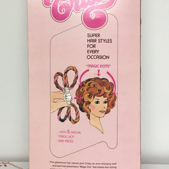 Vintage 1977 "Magic Hair Crissy" Doll - Complete in Box with Hair Pieces - Picture 10 of 14